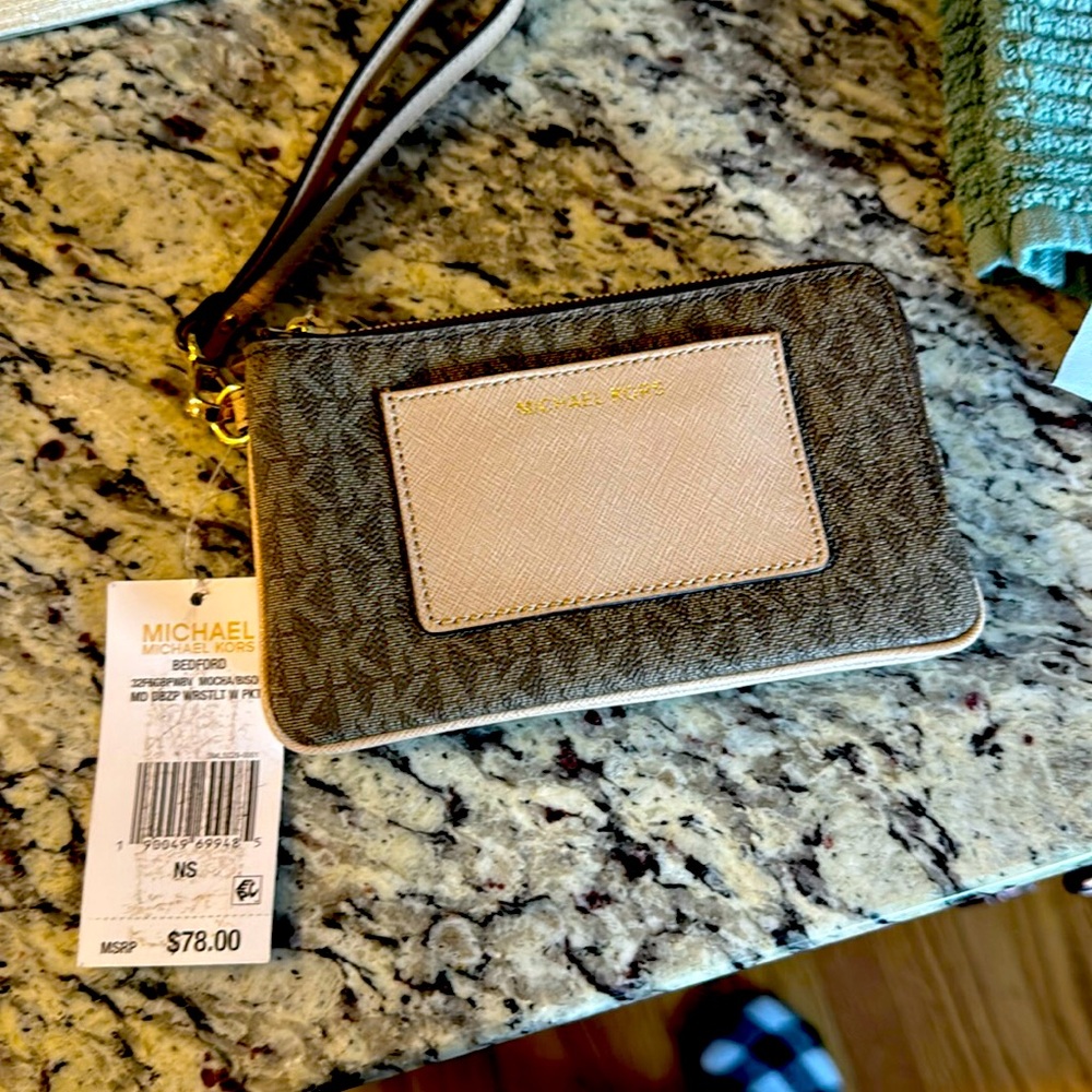 Michael Kors wristlet brand new with tags